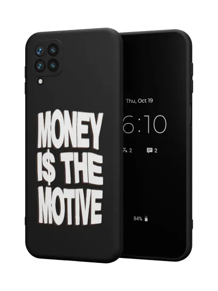 QuestCase Чехол на Samsung A12 с принтом Надпись