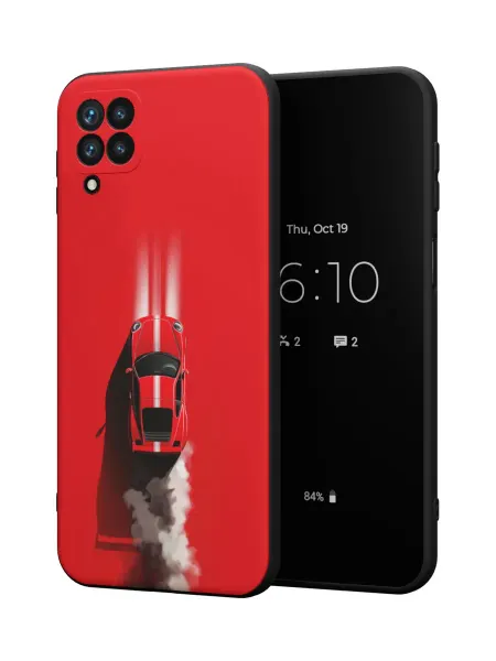 QuestCase Чехол на Samsung A12 с принтом Тачка
