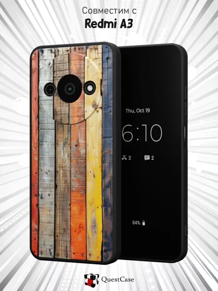 QuestCase Чехол на Xiaomi Redmi A3 с принтом Дерево