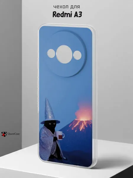 QuestCase Чехол на Redmi A3 с принтом Мем