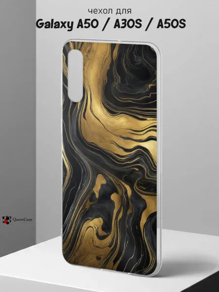 QuestCase Чехол на Samsung A50 A30S A50S с принтом Абстракция