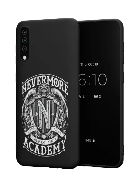 QuestCase Чехол на Samsung A50 A30S A50S с принтом Венсдей Аддамс