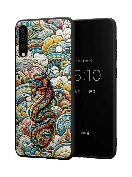 QuestCase Чехол на Samsung A50 A30S A50S с принтом Дракон