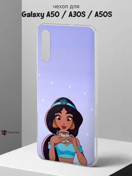 QuestCase Чехол на Samsung A50 A30S A50S с принтом Жасмин