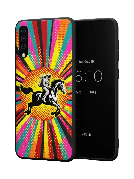 QuestCase Чехол на Samsung A50 A30S A50S с принтом Космонафт