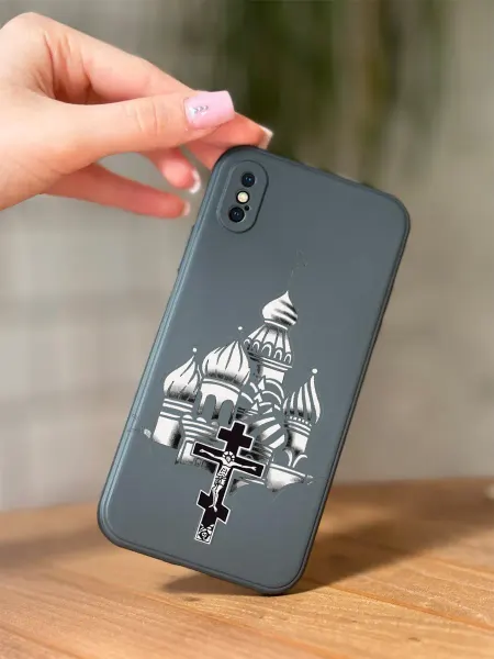 PBl store Чехол на Apple iPhone X и XS с принтом Храм