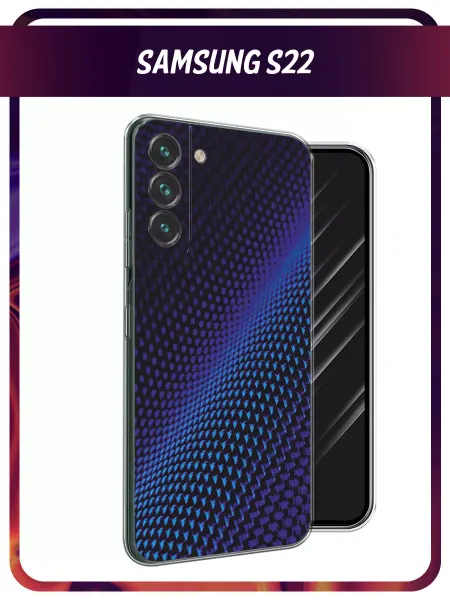 Awog Чехол на Samsung S22 карбон