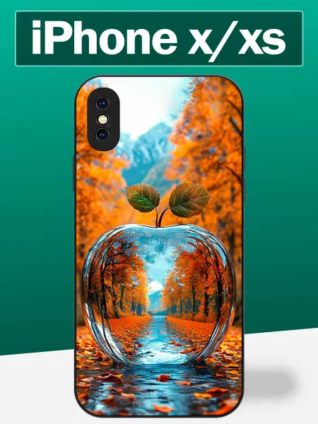BestSalesMan Чехол на iPhone X осень