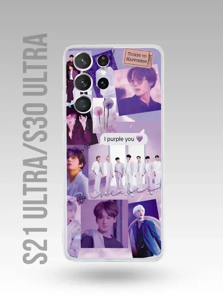 Каждому Своё Music Чехол на Samsung S21 S30 Ultra Бой-бэнд БТС BTS RM Чонгук