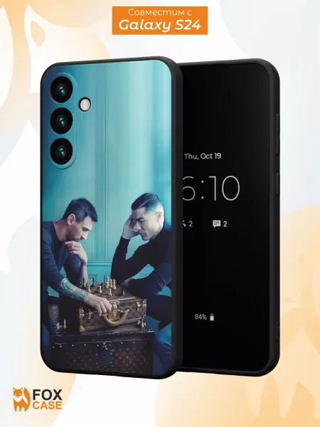 Fox Case Чехол на Samsung S24 с принтом Роналду