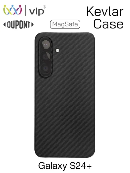 VLP Чехол на Galaxy S24+ Kevlar Case MagSafe