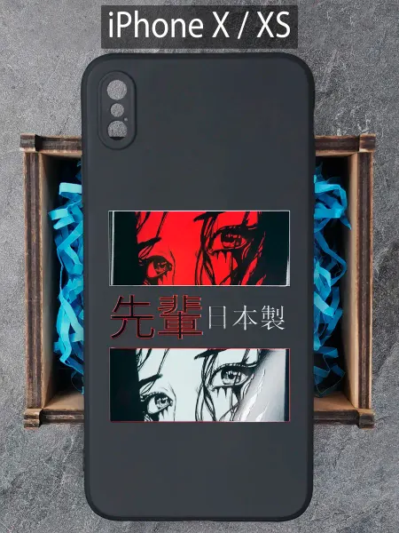 COVERGOOD Чехол на iPhone X с принтом Аниме