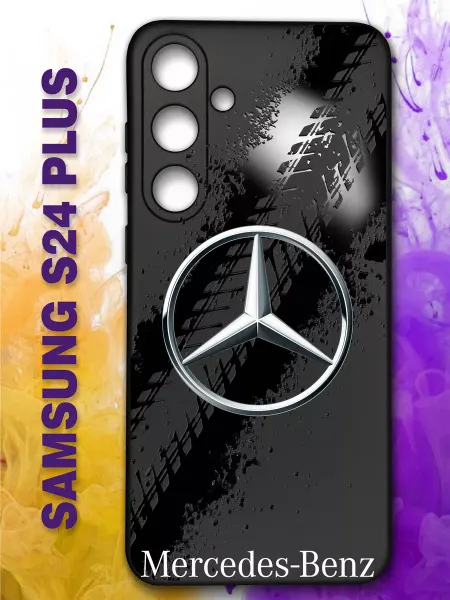 GOODYFON Чехол на Samsung S24 Plus с автомобильным принтом Mercedes