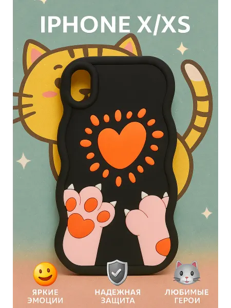 SMARTHORIZON Чехол на Iphone X Котики