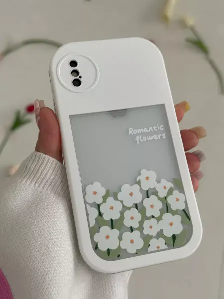 Чехлы с сердечками Чехол на iPhone X и XS Ромашки