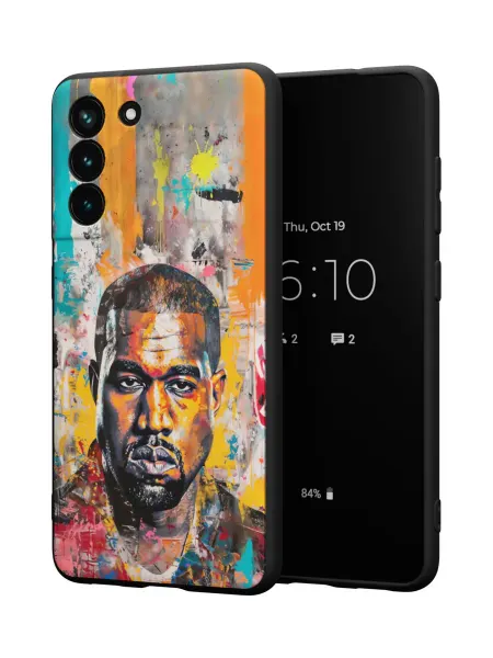 QuestCase Чехол на Samsung S21 FE с принтом Kanye West