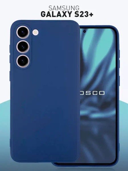 Rosco Тонкий чехол на Samsung S23 Plus синий