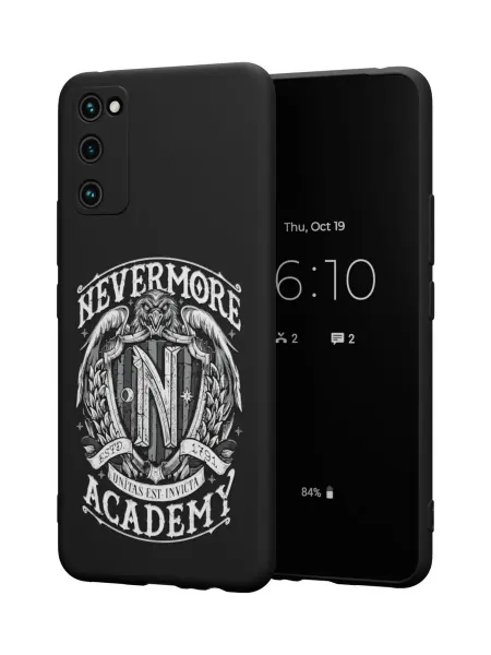 QuestCase Чехол на Samsung S20 FE с принтом Венсдей Аддамс