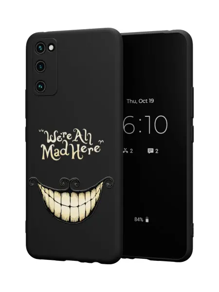 QuestCase Чехол на Samsung S20 FE с принтом Алиса в Стране Чудес