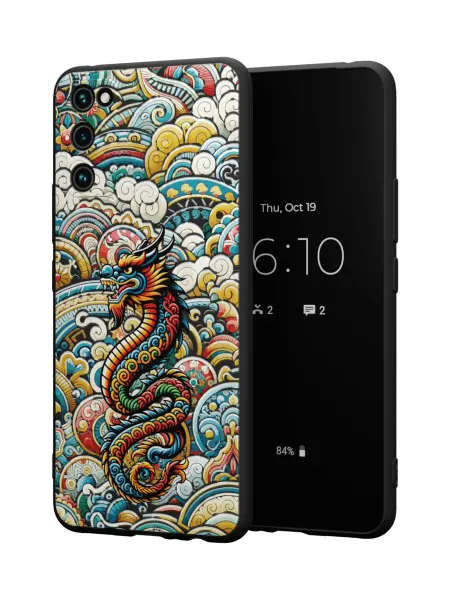 QuestCase Чехол на Samsung S20 FE с принтом Дракон