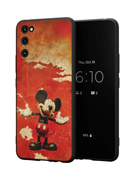 QuestCase Чехол на Samsung S20 FE с принтом Микки Маус