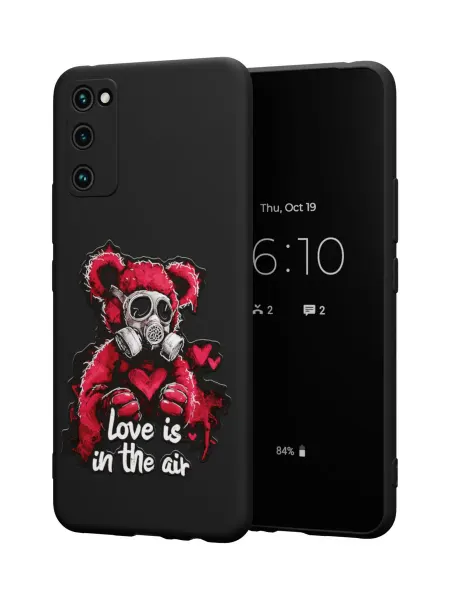 QuestCase Чехол на Samsung S20 FE с принтом Мишка