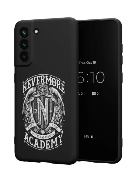 QuestCase Чехол на Samsung S21 FE с принтом Венсдей Аддамс