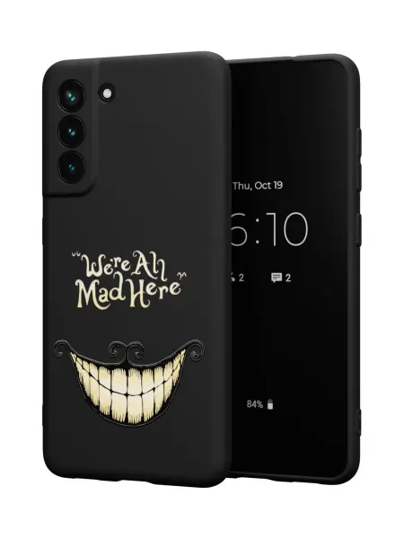 QuestCase Чехол на Samsung S21 FE с принтом Алиса в Стране Чудес