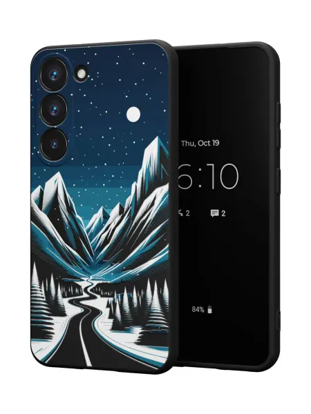 QuestCase Чехол на Samsung S23 с принтом Зима