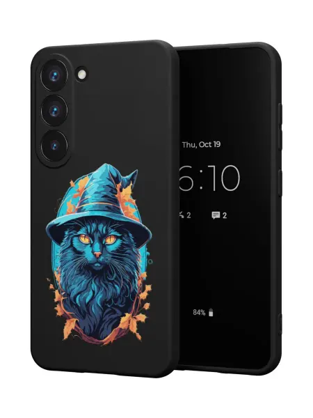QuestCase Чехол на Samsung S23 с принтом Кот