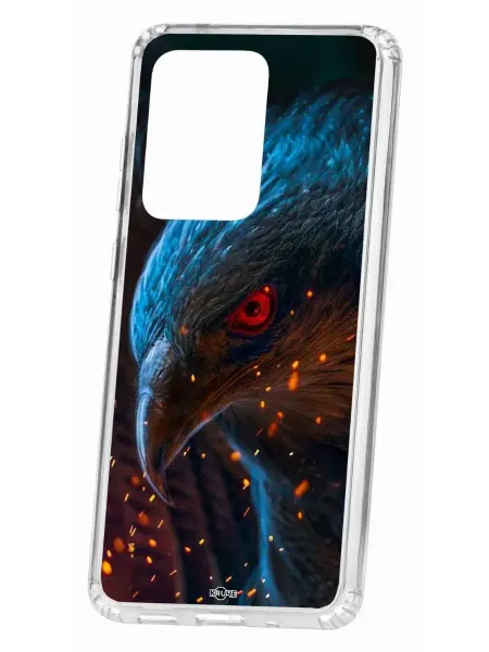 КRUЧЕ Чехол Samsung S20 Ultra с рисунком принтом с защитой камеры