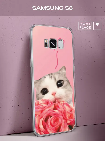 Samsung Чехол на S8 кот
