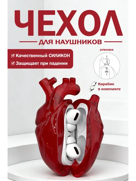 Чехол сердце HearthCase 808fc AirPods pro pro 2