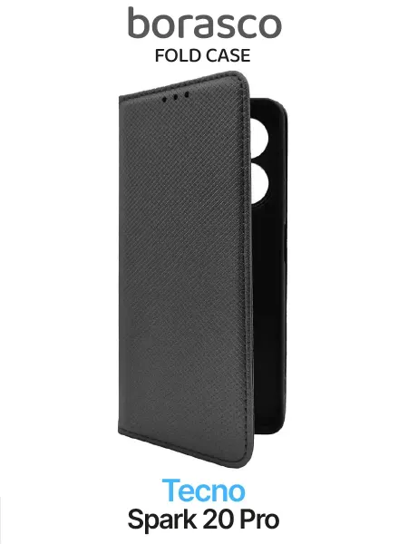 BORASCO Чехол на Tecno Spark 20 Pro Fold Case