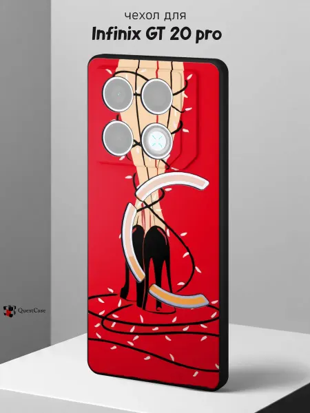 QuestCase Чехол на Infinix GT 20 pro с принтом Девушка