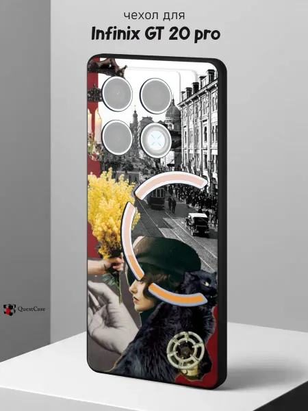 QuestCase Чехол на Infinix GT 20 pro с принтом Маргарита