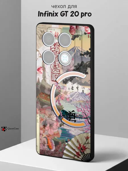 QuestCase Чехол на Infinix GT 20 pro с принтом Япония