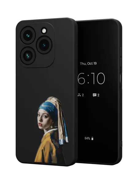 QuestCase Чехол на Tecno Spark 20 Pro с принтом Искусство