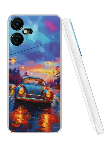 QuestCase Чехол на Tecno Pova Neo 3 с принтом Машина