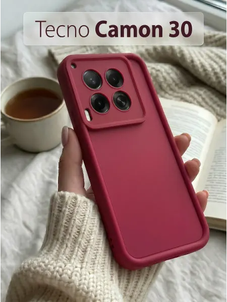 РИНОФОН Ударопрочный чехол на Tecno Camon 30 с высокими бортами
