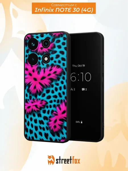 Street Fox Чехол на Infinix NOTE 30 с Леопардовым принтом