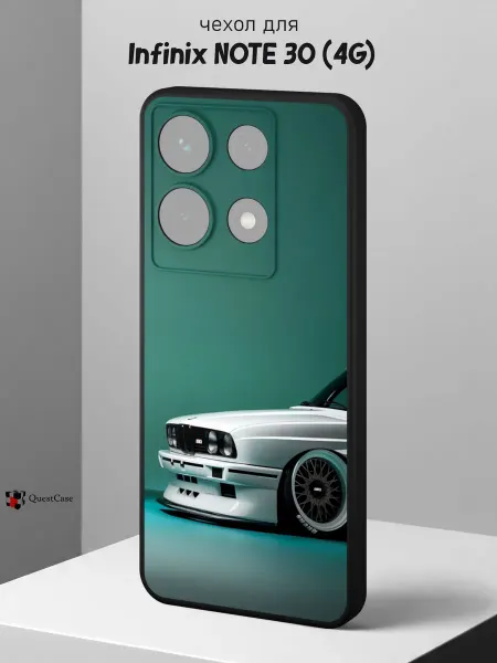 QuestCase Чехол на Infinix NOTE 30 с принтом Машина