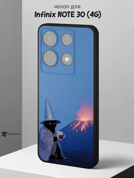 QuestCase Чехол на Infinix NOTE 30 с принтом Мем