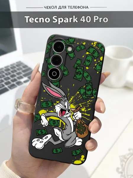 Case.96 Чехол на Tecno Spark 40 Pro гламур