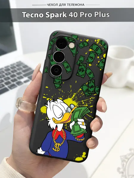 Case.96 Чехол на Tecno Spark 40 Pro+ скрудж