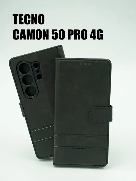 Not typical Чехол на Tecno Camon 50 Pro 4G книжка черный