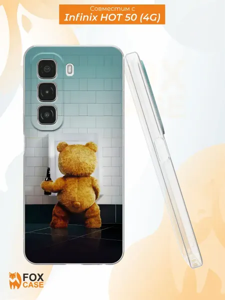 Fox Case Чехол на Infinix HOT 50 4G с принтом Дедпул