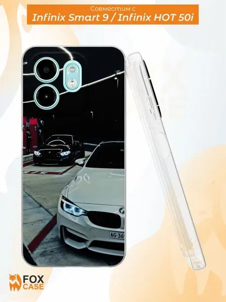 Fox Case Чехол на Infinix HOT 50i Smart 9 с принтом BMW