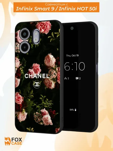 Fox Case Чехол на Infinix HOT 50i Smart 9 с принтом Chanel