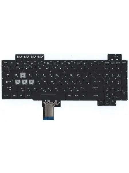 Mobparts Клавиатура для ноутбука Asus Gaming FX504 черная